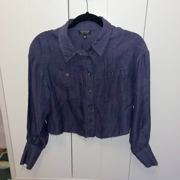 TOPSHOP Button Up Shirt - Picture 1 of 3